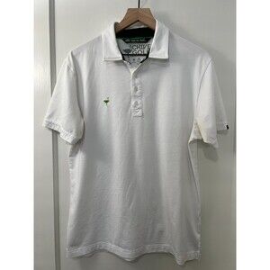 Travis Mathew The Chive Chive Golf White Polo Shirt - Men's Size Large *READ*